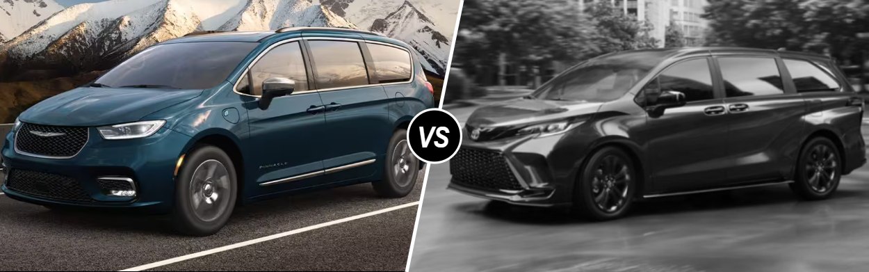 2025 Chrysler Pacifica Plug-in Hybrid vs 2025 Toyota Sienna near Valparaiso, IN