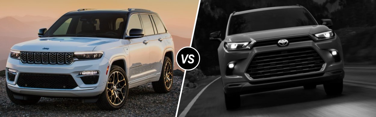 2025 Jeep Grand Cherokee 4xe vs 2025 Toyota Grand Highlander Hybrid near South Bend, IN