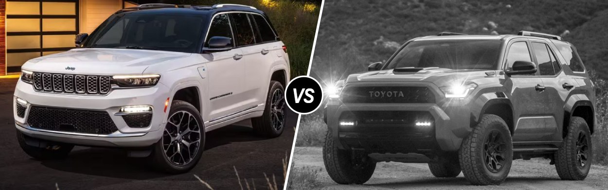 2025 Jeep Grand Cherokee vs 2025 Toyota 4Runner near Lansing, IL